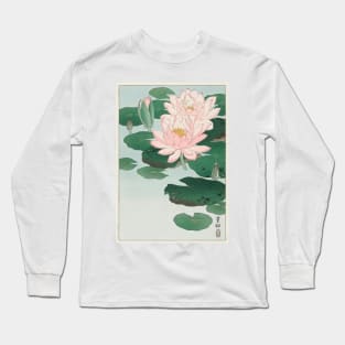 Ohara Koson, Water Lily Long Sleeve T-Shirt